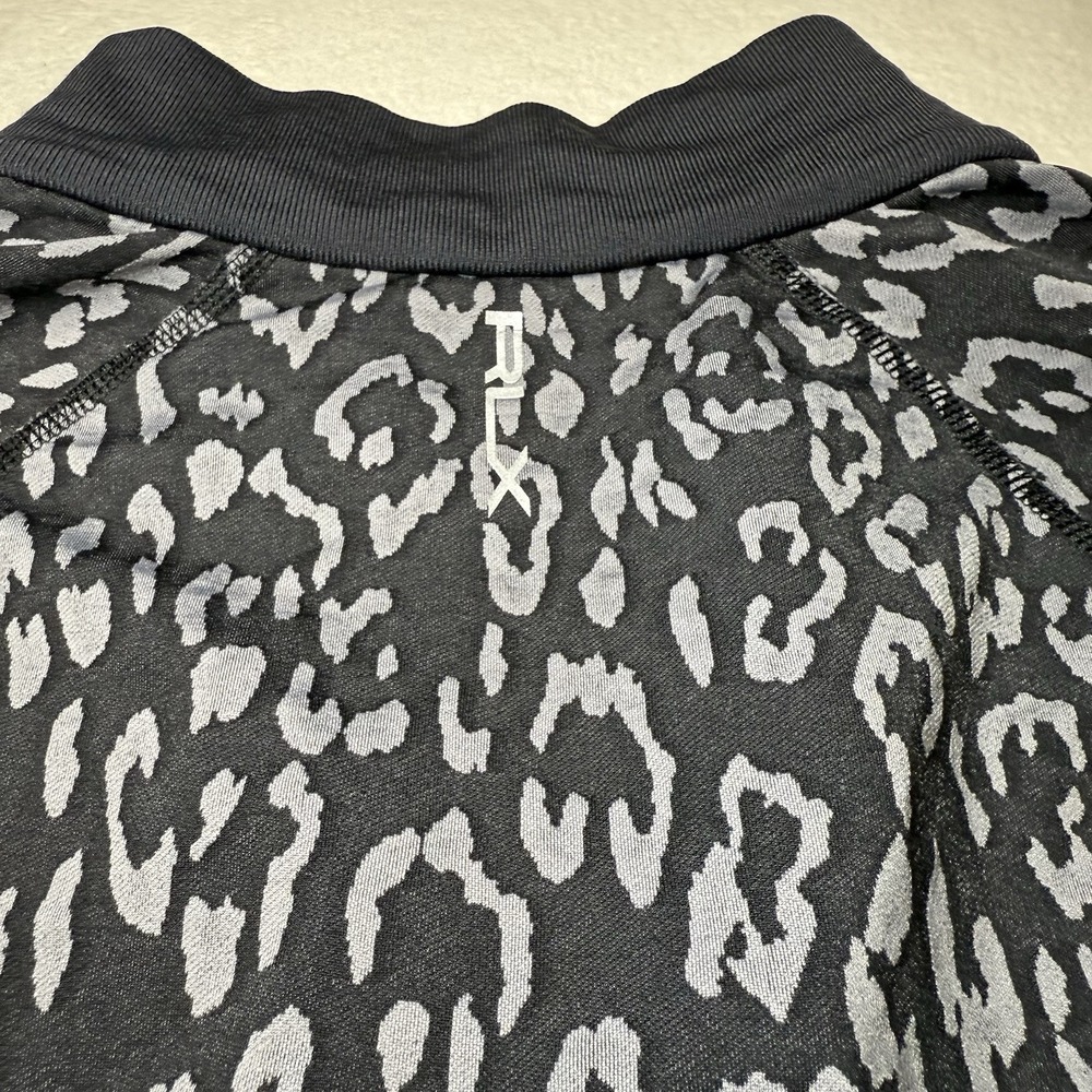 RLX Ralph Lauren 1/4 Zip Pullover Women's Small Leopard Pelican Hill Golf - Picture 14 of 14